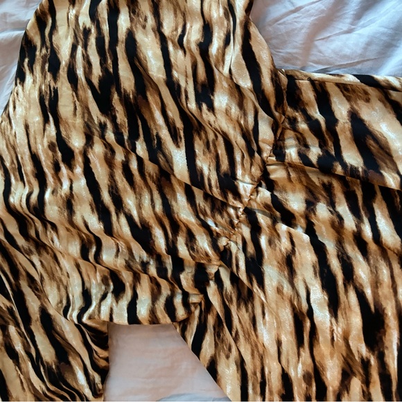 Leith Brown Zebra Dress - Picture 3 of 3